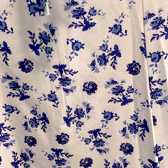 Floral Puff Sleeve Dress with Front Split Size S - Picture 8 of 10